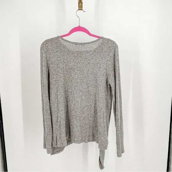Active USA Gray Long Sleeve Sweater - Picture 3 of 3